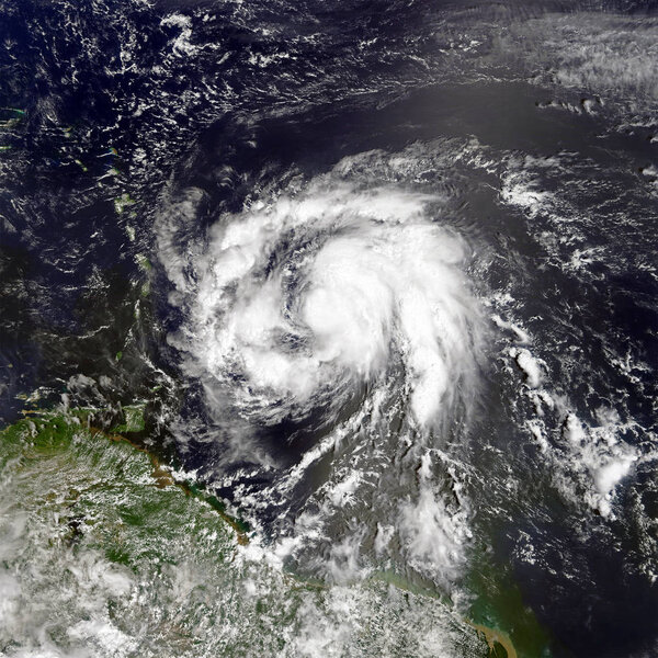 Hurricane Maria. Elements of this image furnished by NASA.