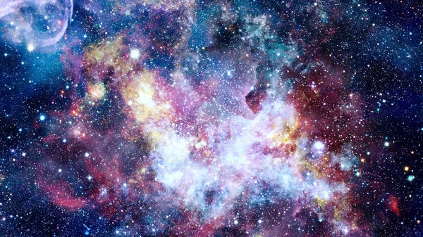 Färgade moln i nebulosan. Delar av denna bild av Na — Stockfoto