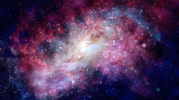 Галактика в космосе, красота вселенной. Элементы этого изображения предоставлены НАСА. — стоковое фото