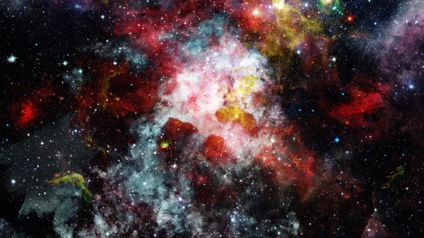 Bright massive stars in the nebula. Elements of this image furnished by NASA. — Stock Photo, Image