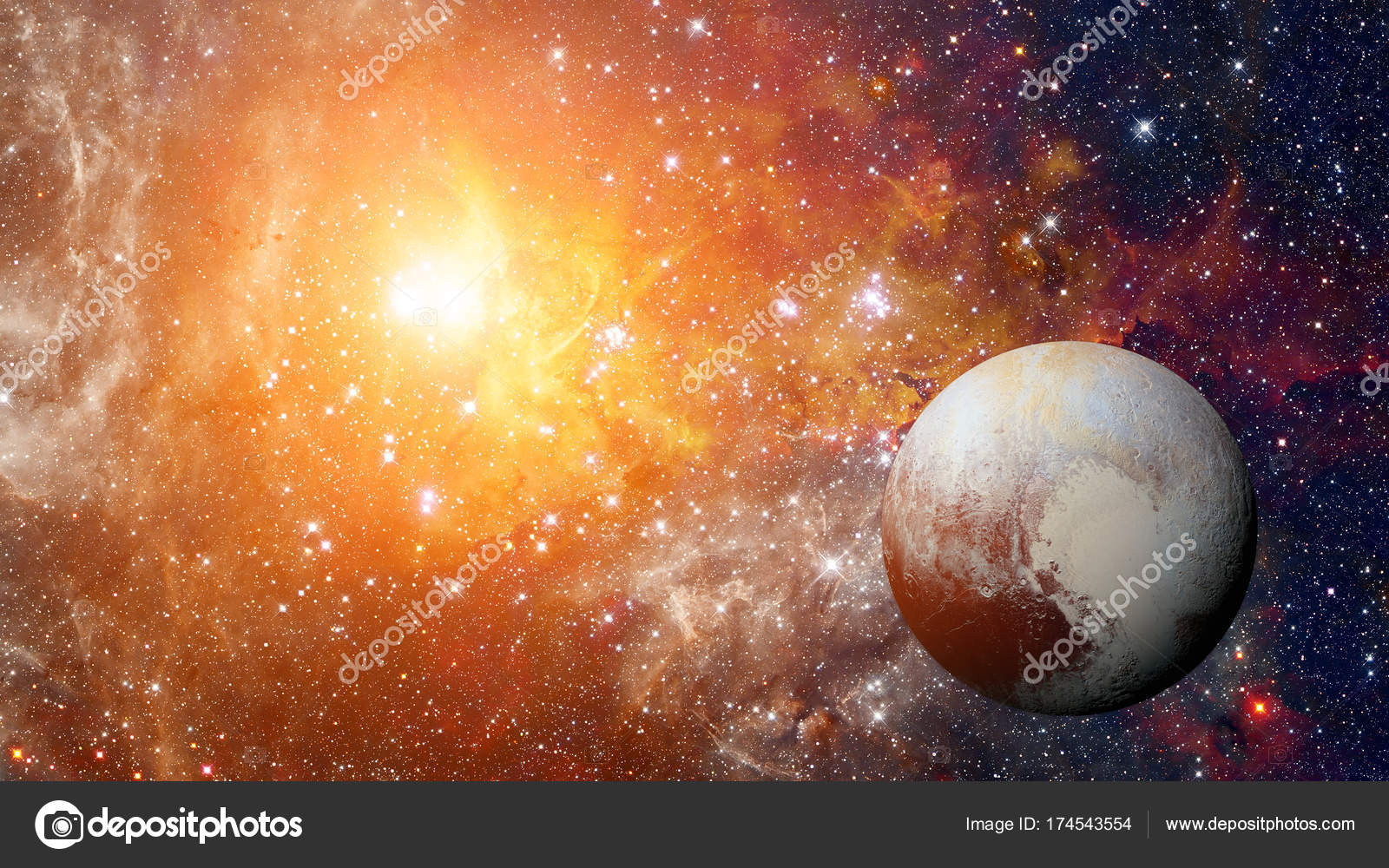 Planète Pluton Planète Du Système Solaire éléments De