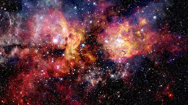 Jätteglödande nebulosa. Rymdbakgrund. Delar av denna bild tillhandahålls av NASA — Stockfoto