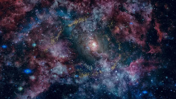 Dreamscape Galaxy. Elementos de esta imagen Amueblado por la NASA. — Foto de Stock