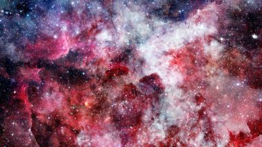 Nebula ve yıldız alanı uzaya karşı. Bu görüntünün elementleri NASA tarafından desteklenmektedir.