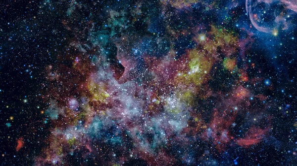 Nuvole colorate nella nebulosa. Elementi di questa immagine forniti dalla NASA . — Foto Stock