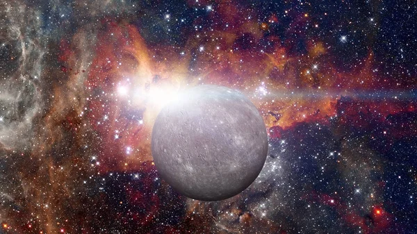 Планета Меркурий. Элементы этого изображения предоставлены НАСА. — стоковое фото