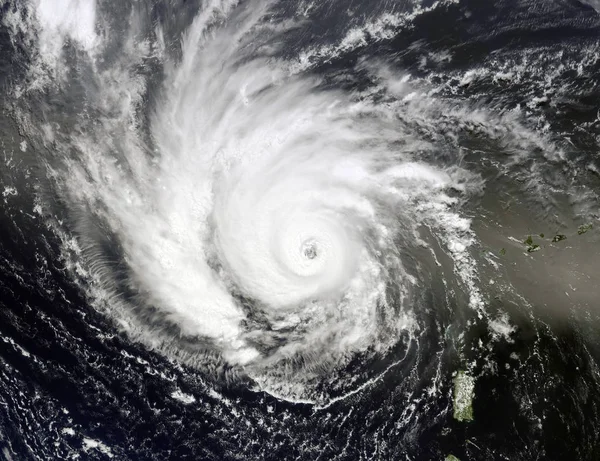 Typhoon over planet Earth. Elements of this image furnished by NASA. — Stock Photo, Image