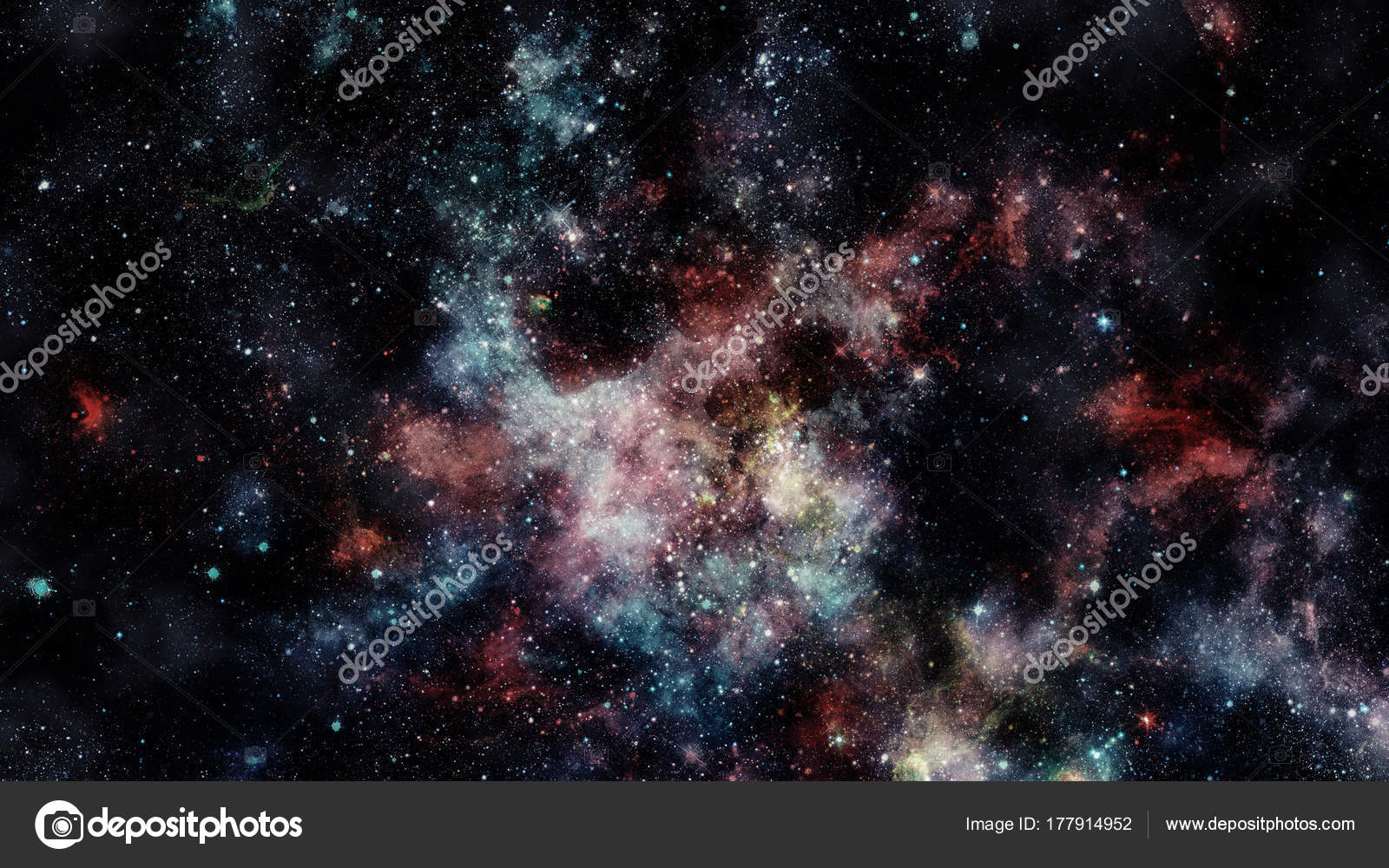闪亮的星星和银河空间夜空背景nasa 提供的这幅图像的元素 图库照片 C Nasa Image