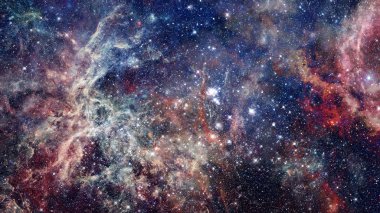 Derin uzay. Yüksek çözünürlüklü yıldız alanı arka plan. Nasa tarafından döşenmiş bu görüntü unsurları.