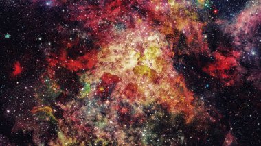 Derin gizemli boşluk bulutsu. Nasa tarafından döşenmiş bu görüntü unsurları