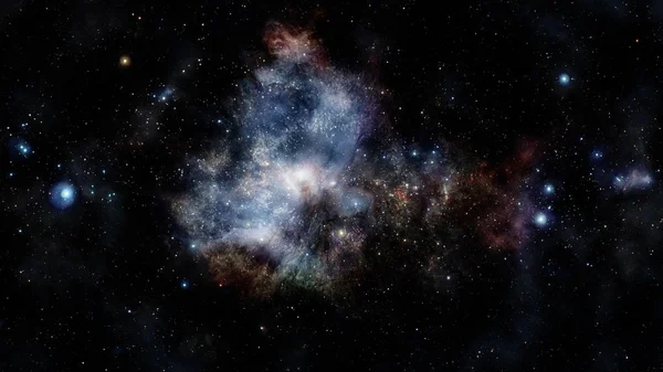 Derin uzay. Yüksek çözünürlüklü yıldız alanı arka plan. Nasa tarafından döşenmiş bu görüntü unsurları.