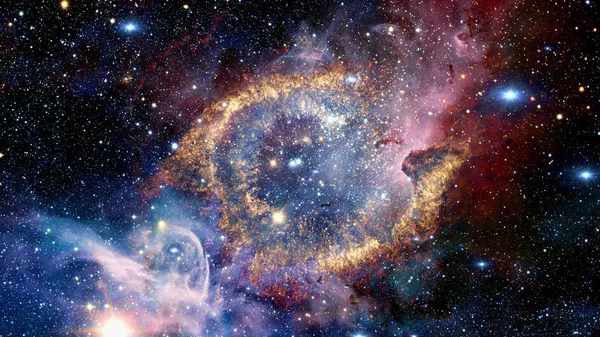 らせん星雲 星座水瓶座に位置する大規模な惑星状星雲 Nasa から提供されたこのイメージの要素 — ストック写真