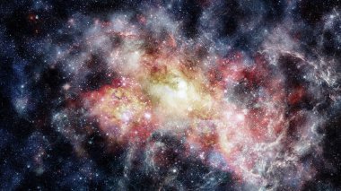 Yıldızlı uzay arka plan doku. Nasa tarafından döşenmiş bu görüntü unsurları.
