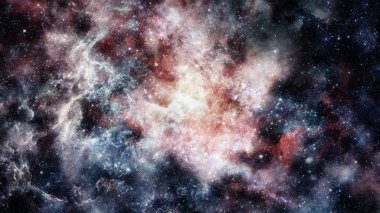 Yıldız ve galaksi alanı. Gece gökyüzü arka plan. Nasa tarafından döşenmiş bu görüntü unsurları.