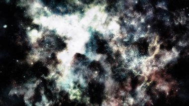 Güzel bulutsu, yıldızlar ve galaksiler. Nasa tarafından döşenmiş bu görüntü unsurları.