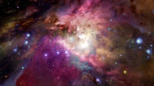 Νεφέλωμα Στο Βαθύ Διάστημα Λαμπερό Μυστηριώδη Σύμπαν Στοιχεία Αυτής Της — Φωτογραφία Αρχείου