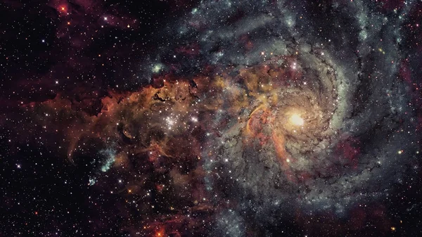 Impresionante Galaxia Espiral Muchos Años Luz Tierra Elementos Proporcionados Por — Foto de Stock