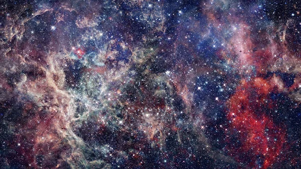 Boşluk Bulutsu Yıldız Ile Gece Gökyüzünün Nasa Tarafından Döşenmiş Görüntü — Stok fotoğraf