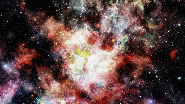 輝く神秘的な宇宙の深宇宙の中の星雲 Nasa から提供されたこのイメージの要素 — ストック写真
