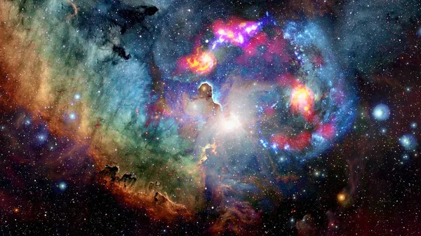 Galaktyka Mgławica Elementy Tego Obrazu Dostarczone Przez Nasa — Zdjęcie stockowe