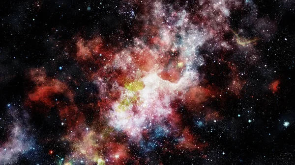 Boşluk bulutsu ve yıldız ile gece gökyüzünün. Nasa tarafından döşenmiş bu görüntü unsurları.