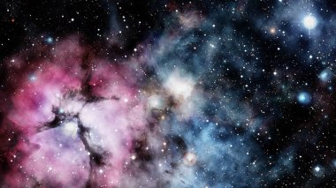 Yıldızlı uzay arka plan doku. Nasa tarafından döşenmiş bu görüntü unsurları.