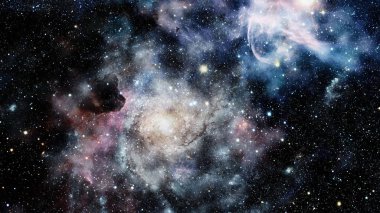 Yıldızlı uzay arka plan doku. Nasa tarafından döşenmiş bu görüntü unsurları.