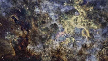 Derin uzay. Yüksek çözünürlüklü yıldız alanı arka plan. Nasa tarafından döşenmiş bu görüntü unsurları.