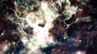 Yıldız ve galaksi alanı. Gece gökyüzü arka plan. Nasa tarafından döşenmiş bu görüntü unsurları.