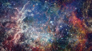 Yıldızlı uzay arka plan doku. Nasa tarafından döşenmiş bu görüntü unsurları.