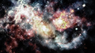 Yüksek çözünürlüklü yıldız alanı arka plan. Nasa tarafından döşenmiş bu görüntü unsurları.