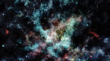 Yüksek çözünürlüklü yıldız alanı arka plan. Nasa tarafından döşenmiş bu görüntü unsurları.