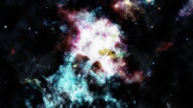 Derin gizemli boşluk bulutsu. Nasa tarafından döşenmiş bu görüntü unsurları