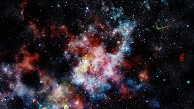 Fütüristik soyut uzay arka plan. Nasa tarafından döşenmiş bu görüntü unsurları