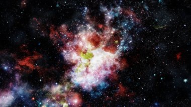 Yüksek çözünürlüklü yıldız alanı arka plan. Nasa tarafından döşenmiş bu görüntü unsurları.