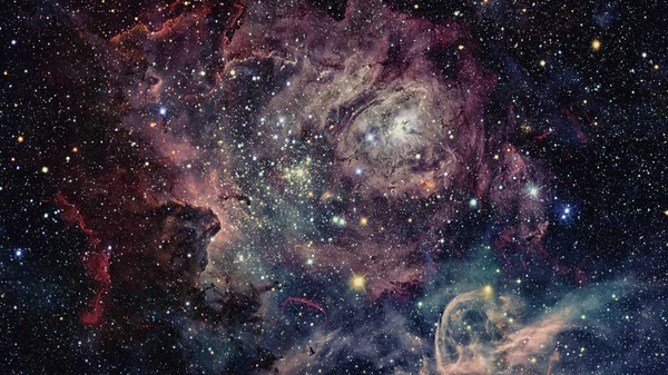 Звезды Галактическое Пространство Фон Ночного Неба Элементы Этого Изображения Предоставлены — стоковое фото