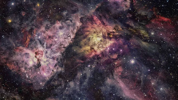 Nebula Deep Space Glowing Mysterious Universe Elements Image Furnished Nasa — Stock Photo, Image