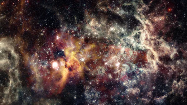 Derin Uzayda Nebula Galaksiler Görüntünün Elementleri Nasa Tarafından Desteklenmektedir — Stok fotoğraf