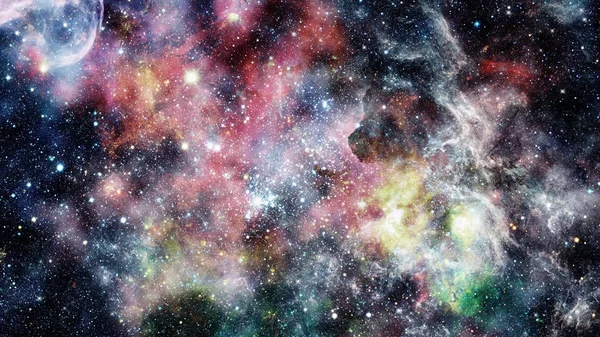 Utrymme Natthimlen Med Nebula Och Stjärnor Delar Denna Bild Från — Stockfoto
