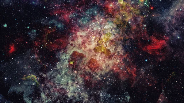 Kunst Van Ruimte Melkwegstelsels Nevels Sterren Het Universum Elementen Van — Stockfoto