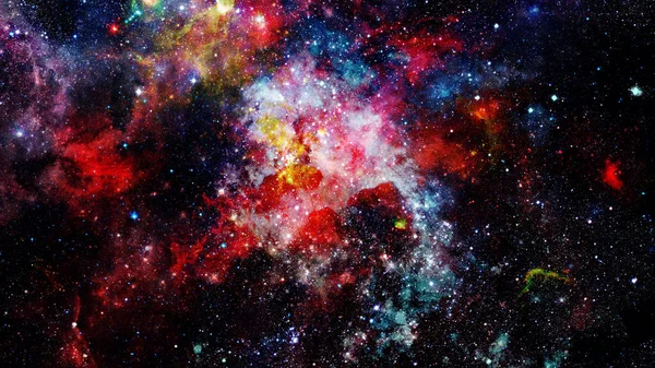 Nebula Deep Space Glowing Mysterious Universe Elements Image Furnished Nasa — Stock Photo, Image