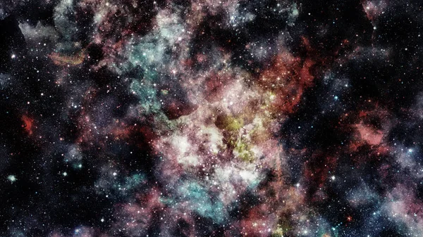 Nébuleuse et galaxies dans l'espace. Éléments de cette image fournis par la NASA — Photo