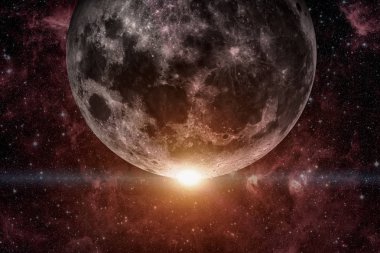 Güneş sistemi - toprak metalleri Moon. Toprak metalleri tek doğal uydusu ay..