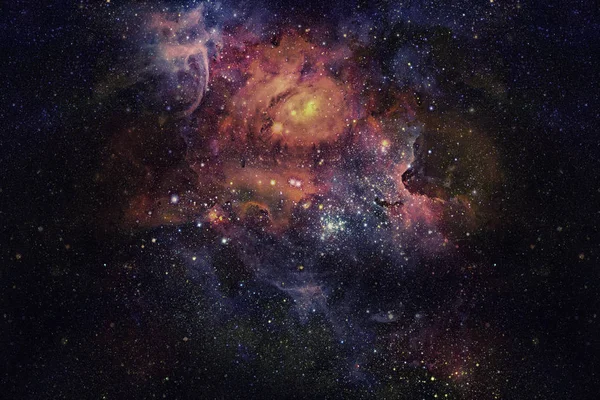 Зображення туманності в глибокому космосі. Елементи цього зображення, надані НАСА.. — стокове фото