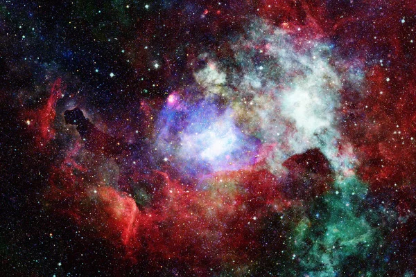 Nebulosa e estrelas no espaço exterior. Elementos desta imagem fornecidos pela NASA. — Fotografia de Stock