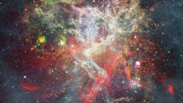 Nebula and stars in deep space. Elements of this image furnished by NASA — Stock Photo, Image