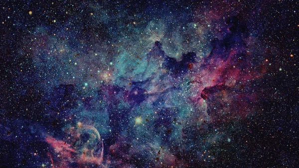 Galaxy and nebula. Elements of this Image Furnished by NASA — Stock Photo, Image