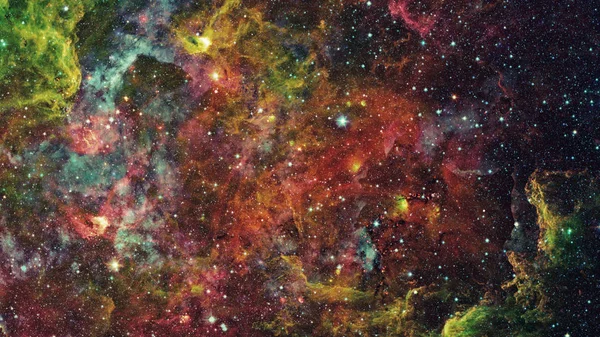 Nebula ve galaksiler uzayda. Bu görüntünün elementleri NASA tarafından desteklenmektedir. — Stok fotoğraf
