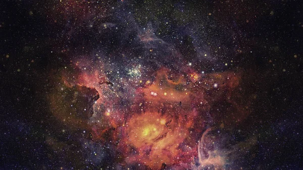 Image de la nébuleuse dans l'espace lointain. Éléments de cette image fournis par la NASA. — Photo