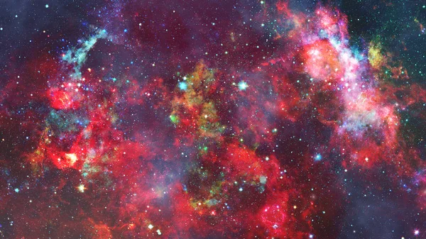 Nebulosa e estrelas no espaço profundo, universo misterioso. — Fotografia de Stock